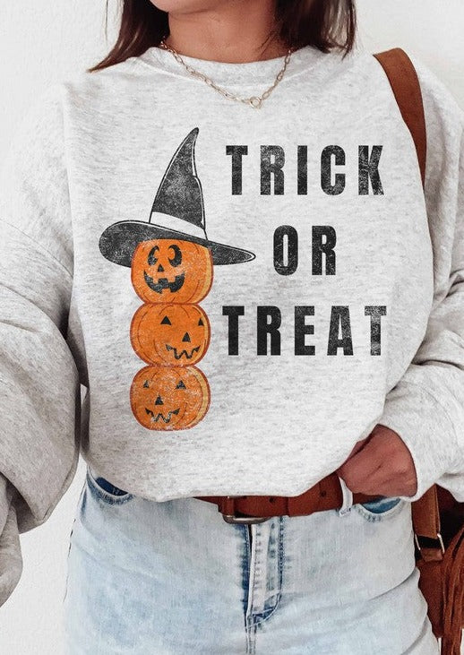 Trick Or Treat Oversized Sweatshirt