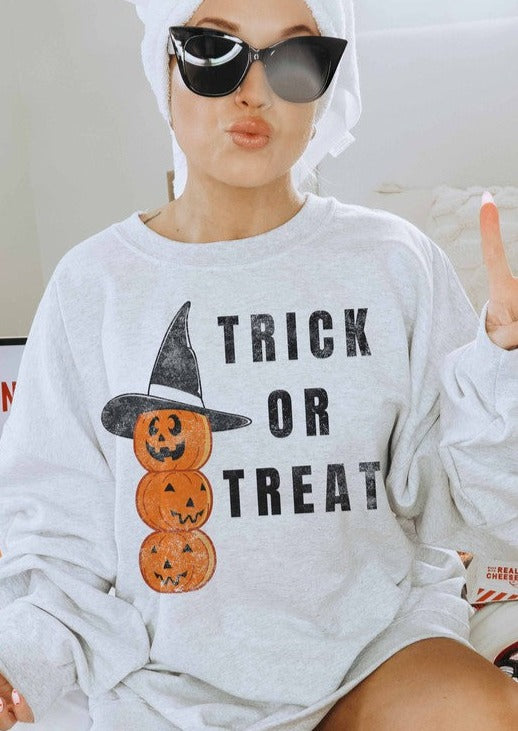 Trick Or Treat Oversized Sweatshirt