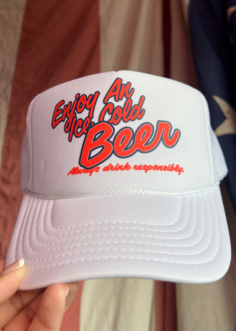 Enjoy A Cold One Hat
