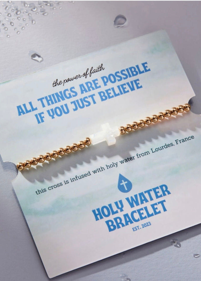 Holy Water Bracelet | Cross