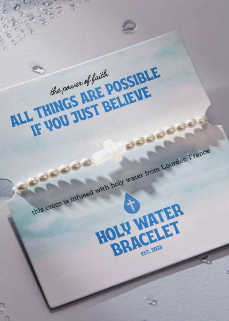 Holy Water Bracelet | Cross