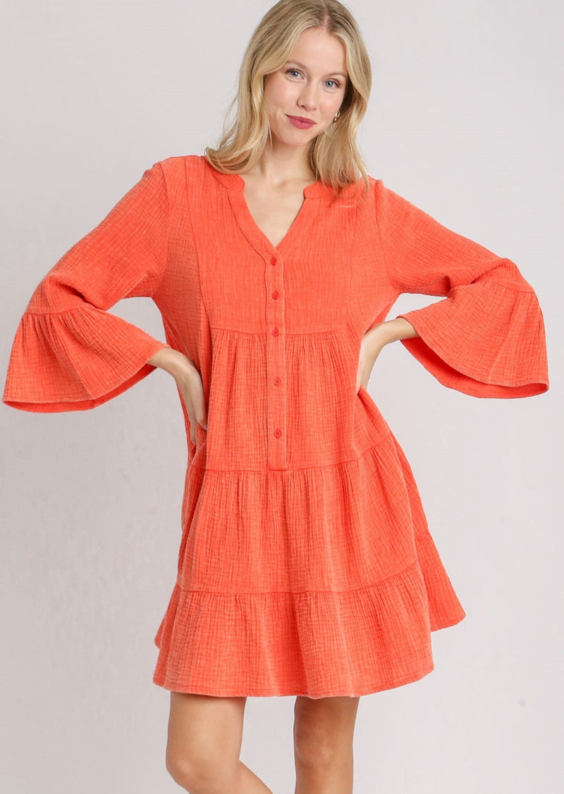 Tangerine Talk Dress