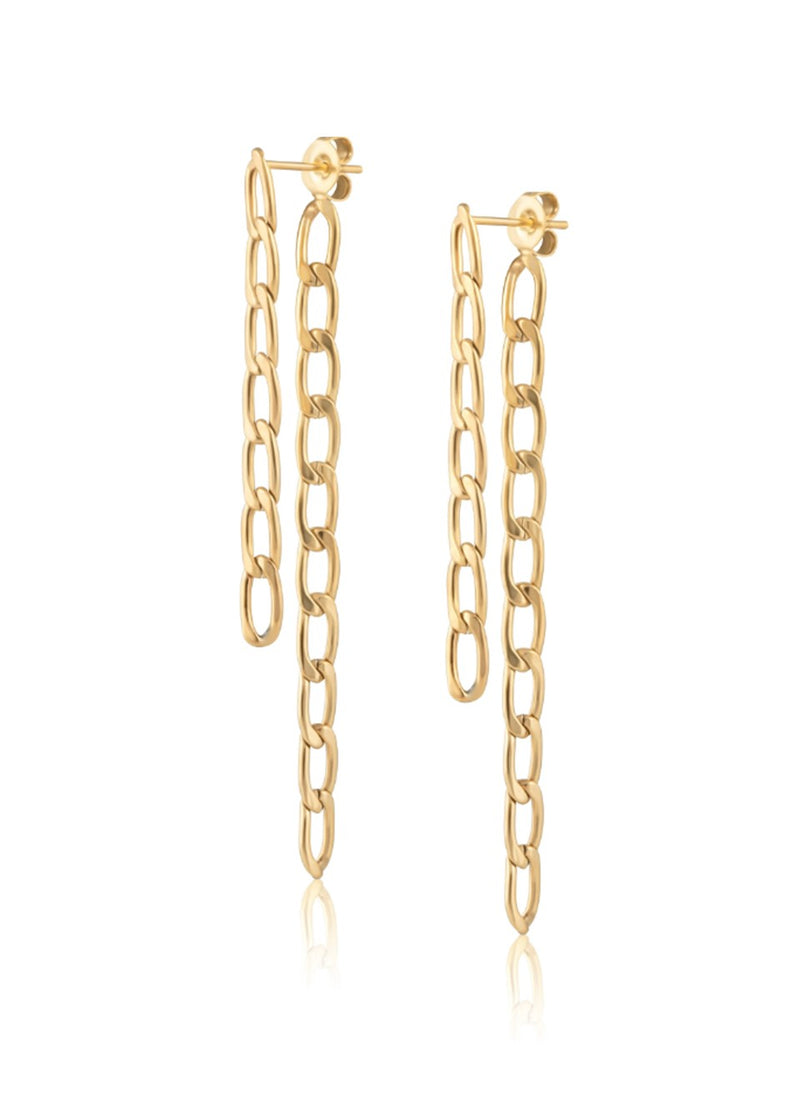 Figaro Earrings | Gold