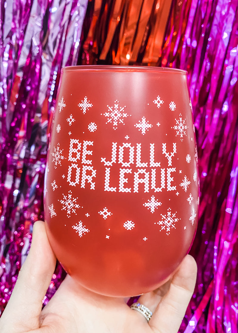 Be Jolly Glass